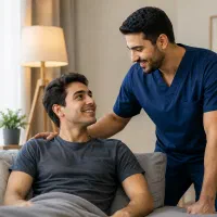 پرستاری از بیمار آقا دوشب در هفته