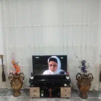 پرده با کتیبه و والون مخمل