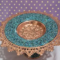 فیروزه کوبی روی مس