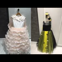دو عدد پیراهن دخترانه ترک