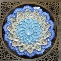 بشقاب میناکاری ۳۰ و۱۶سانتی