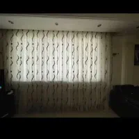 پرده حریر بزرگ برای هال وپذیرایی