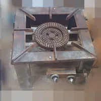 اجاق گاز پلوپز دوشعله صفحه چدن سماور گازی کوره ای