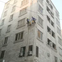 پیچ و رولپلاک  کار در ارتفاع راپل بندباز