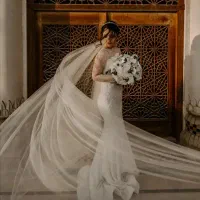 مزون عروس گول تکین پرنسسی دست دوز