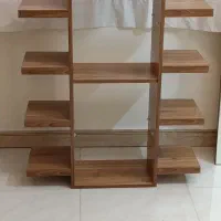 کتابخانه و دکوری ام دی اف آینه دار