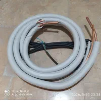 لوله مسی رفت‌وبرگشت وکابل برق