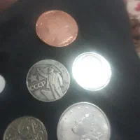 تعدادی سکه چند کشورقدیمی