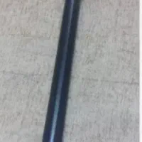 ده متر چوب پرده پانچ مشکی  متری ۲۵۰