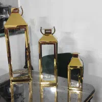 فانوس دکوری طلایی