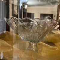 ظرف پذیرایی کریستال پایه دار