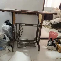 میز چرخ خیاطی سینجر قدیمی