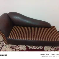 مبل راحتی ۳نفره پایه استیل
