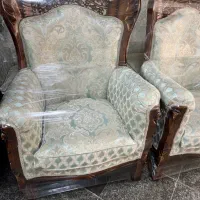 مبل استیل تمام چوب