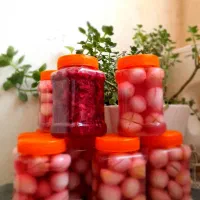 ترشی سرکه پیاز