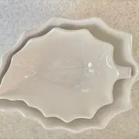 ظرف پذیرایی سرامیکی سفید از برند B.V.K