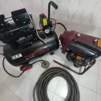 لوله بازکنی با فنر بلند و پمپ باد قوی