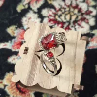 جفت انگشتر نقره ۹۲۵قدیمی