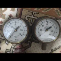 فشار سنج کپسول اکسیژن انگلیسی