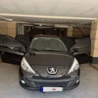 فروش ۲۰۷ مشکی سقف فلز با فرمان برقی - TU5