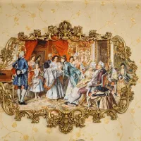 تابلو مخمل کادویی پذیرایی سلطنتی