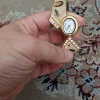 ساعت دستبند پوست پلنگی اصل