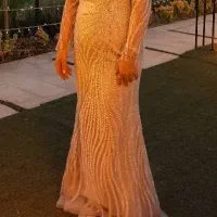 لباس مجلسی فول کار شده