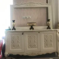 آینه کنسول چوب