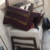 یک دست مبل 7 نفره با یک کاناپه سه نفره