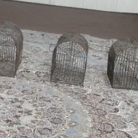 سه عدد قفس پرنده با هم