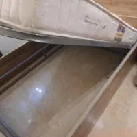 تخت خواب دونفره به همراه جک زیر تخت