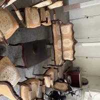 مبل ۹ نفره تمام چوب گردو