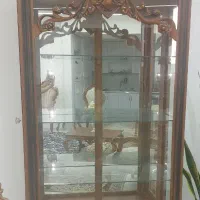 ویترین چوبی منبت