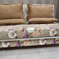مبل تخت‌خواب‌شو دو نفره برند سیب (سایز ۱۳۵×۱۹۲)