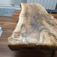 میز جلو مبلی اسلب چوب طبیعی