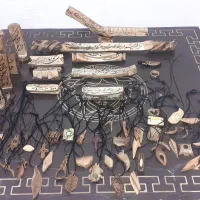 صنایع چوب) گردنبند.دست بند.نوشته چوبی.ظروف چوبی