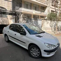 پژو 206 V1 sd سفید مدل 89