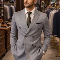 کت شلوار دبل برست