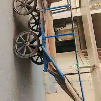 گاری چهار چرخ آماده ب کار