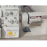 فروش دو دستگاه چرخ خیاطی راسته دوز و سردوز ژانومه