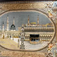تابلو فرش دستباف گل ابریشم چله ابریشم
