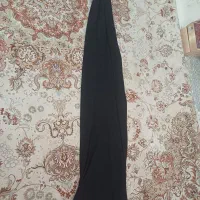 چادر مشکی طرح دار وکفش مجلسی نو