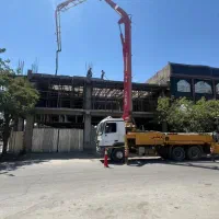 بتن ریزی و پمپ دکل