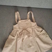 بلوز و سارافون کتان و شلوار و کتونی بچگانه