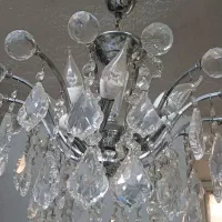 سه عددلوستر برنزی برنجی برنجی آبکاری نقره ای قدیمی