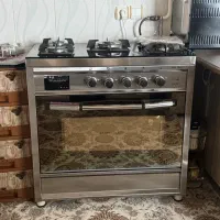 اجاق گاز سالم و صفحه شیشه