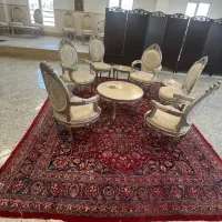 مبل ومیز ناهارخوری ۱۲ نفره و مبل راحتی