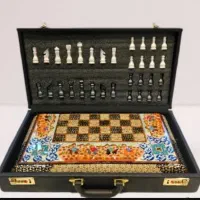 تخته نرد خاتم کاری شده و سنتور