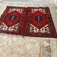 یک جفت فرش دستباف زرع نیم