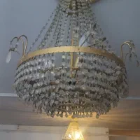 لوستر برنجی دو عدد
